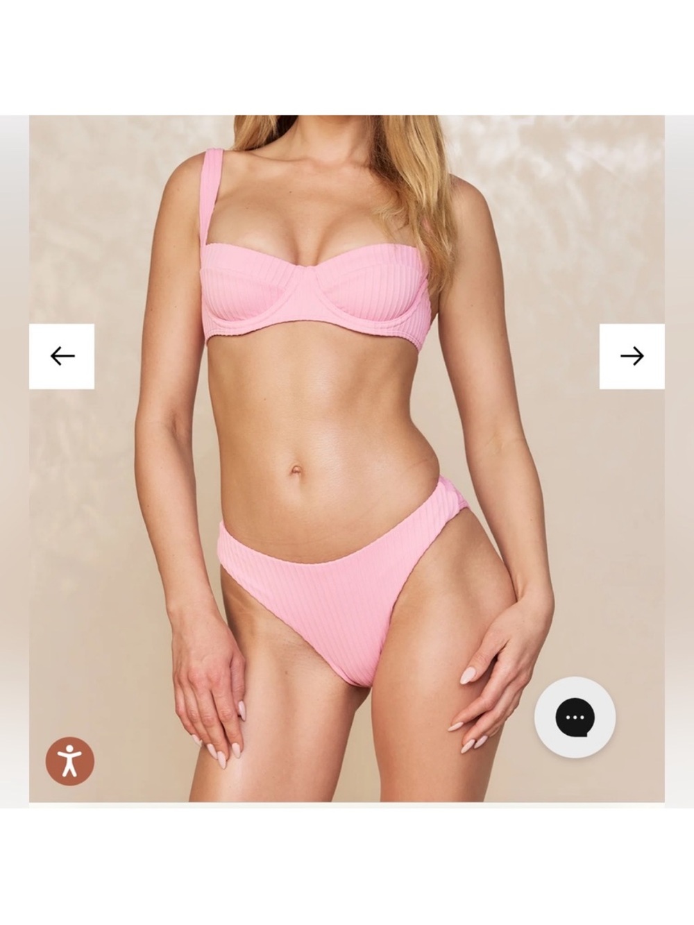 Monday Swimwear Seychelles Bottom Cherry Blossom Matte Size S